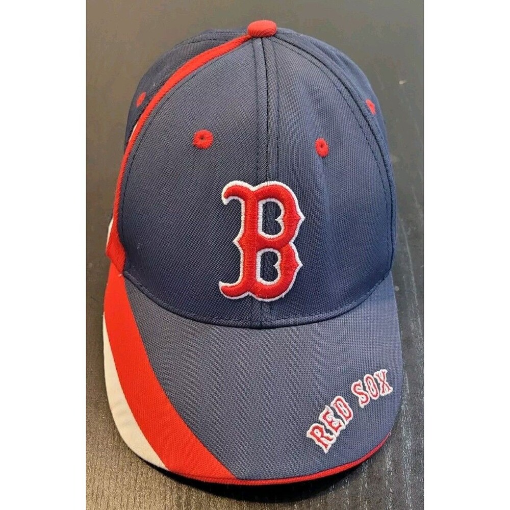 Boston Red Sox Hat MLB Fan Favorite Navy Blue Red Baseball Cap Adjustable Strap
